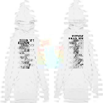 Resist Hands Off Vintage We The People American Flag Protest Hoodie | Mazezy