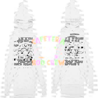 Retro Cafeteria Boo Crew Cafeteria Worker Ghost Halloween Unisex Hoodie - Monsterry