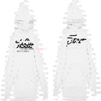 Retro Titleis-T Better Fit Better Game Golf Golfing Golfer Hoodie - Thegiftio UK