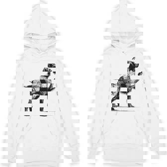 Rude Pointer Dog Asshole German Wirehaired Pointer Dog Unisex Hoodie - Monsterry