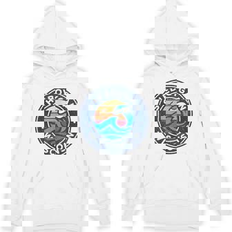 Sheboygan Wisconsin Wi Vintage Nautical Waves Hoodie - Thegiftio