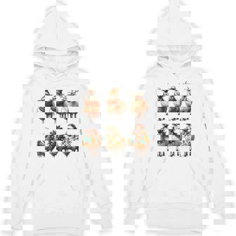 Sheep Christmas Lights Farmer Lamb Fleece Xmas Unisex Hoodie - Monsterry