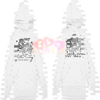 Slp Valentine's Day Speech Language Pathologist Student Hoodie | Mazezy