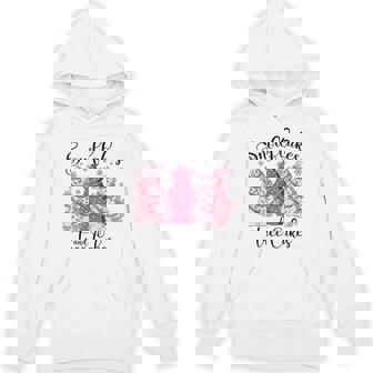 Snowflakes And Tree Cakes Christmas Pink Tree Cakes Unisex Hoodie - Monsterry