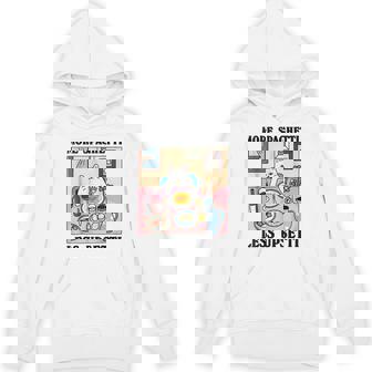 More Spaghetti Less Upsetti Cute Cat Quote Hoodie - Seseable