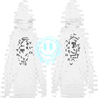 Spoiled By My Blue Collar Man Groovy Wife Face Unisex Hoodie - Monsterry