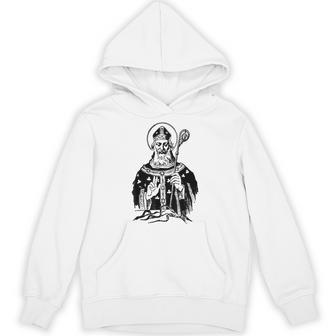 St Patrick Saint Patty Clover Catholic Snake Unisex Hoodie - Monsterry