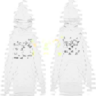 St Patrick's Day Dirty Martini Glasses Coquette Bow Hoodie - Thegiftio