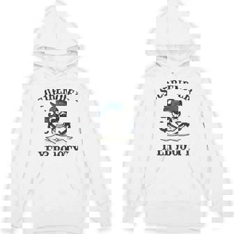 SURRENDER YER BOOTY Pirate Talk Day Joke Skull Swords Unisex Hoodie - Monsterry
