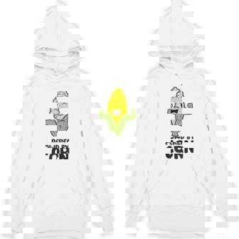 Sweet Corn Corn On The Cob Powered By Corn Unisex Hoodie - Monsterry