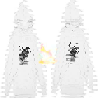 Team Cock-A-Doodle-Doo Naughty Gender Reveal Tee Unisex Hoodie - Monsterry