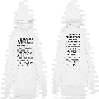 Things I Do In My Spare Time Poodle Dog Owner Poodles Hoodie | Mazezy