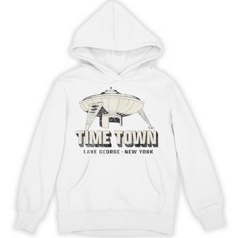 Time Town Lake George Ny Hoodie | Mazezy