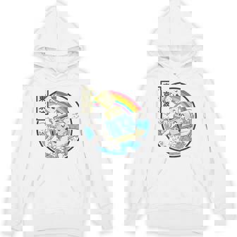 Toaster Surfing Great Waves Anime Kawaii Aesthetic Unisex Hoodie - Monsterry