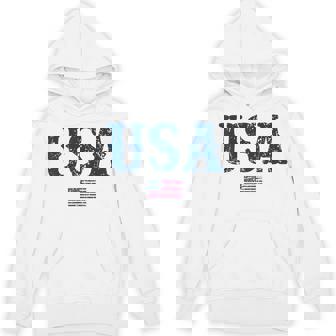 Usa United States Of America American Flag July 4Th Hoodie - Seseable