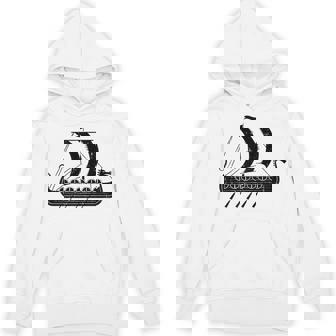 Viking Long Ship Drakkar Dragon Premium Unisex Hoodie - Monsterry
