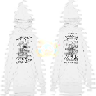Vintage Camping Life Social Club Camp More Worry Less Unisex Hoodie - Monsterry