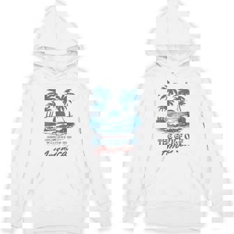 Welcome To America's Gulf Beach Retro Gulf Of Usa America Hoodie - Seseable