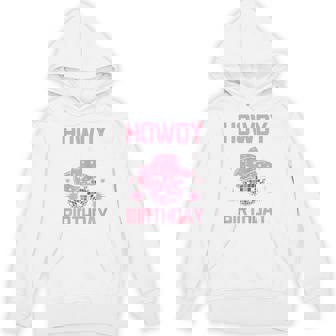 Western Howdy Its My Birthday Disco Cowgirl Hoodie - Thegiftio UK