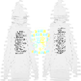 World Down Syndrome Awareness Day 321 Down Right Perfect T21 Hoodie | Mazezy
