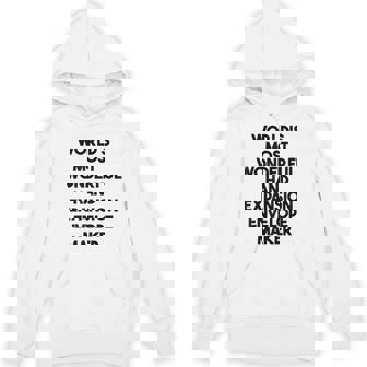 World's Most Wonderful Hand Expansion Envelope Maker Unisex Hoodie - Monsterry