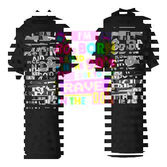 00s For Women Rave Outfit & 90s Festival Costume T-Shirt - Monsterry