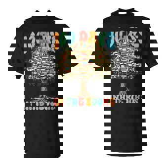 100 Days In The Books Reading Teacher Students Book Tree T-Shirt - Monsterry