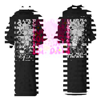 100 Days Of School Coquette Bow 100Th Day Of School Girls T-Shirt | Mazezy