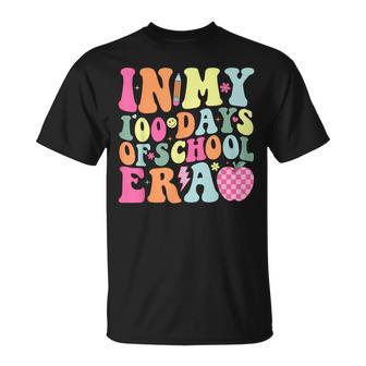 In My 100 Days Of School Era Retro Disco 100Th Day Of School T-Shirt - Thegiftio
