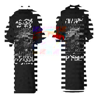 100 Days Of School Monster Truck Boy Kid 100Th Day Of School T-Shirt - Thegiftio UK