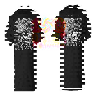 100 Days Sweeter Candy Donut Lollipop School T-Shirt | Mazezy