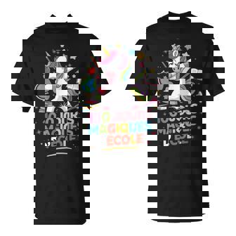 100E Jour D'école Licorne 100 Jours Magiques Enseignantes T-Shirt - Cadeauxyz