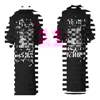11Th Coquette Themed Birthday Eleven Year Old Girl Bow T-Shirt - Thegiftio UK