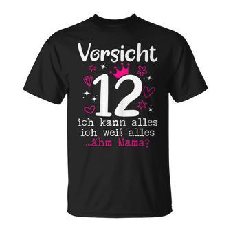 12 Geburtstag Mädchen -Orsicht 12 Jahre Nager T-Shirt - Geschenkecke