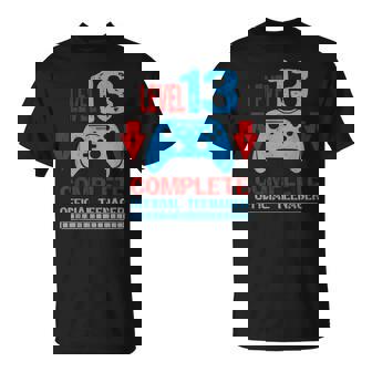 13 Cumpleaños Chicos Nivel 13 Complete Oficial Adolescentes Camiseta unisex - Regaloses