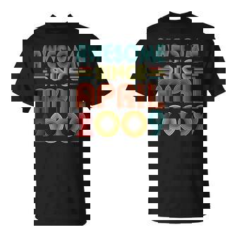 14Th Birthday Idea Awesome Since April 2009 14 Years Old Camiseta unisex - Regaloses