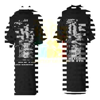 1963 Vintage Drum Set T-Shirt | Mazezy
