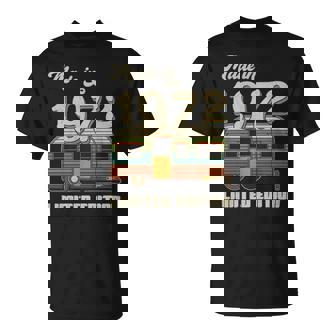1972 Camping Caravan Vintage T-Shirt | Mazezy