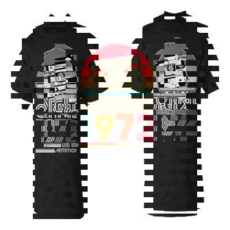 1972 Jahrgang Geburtstag Retrointage Herren Damen Geschenk T-Shirt - Geschenkecke