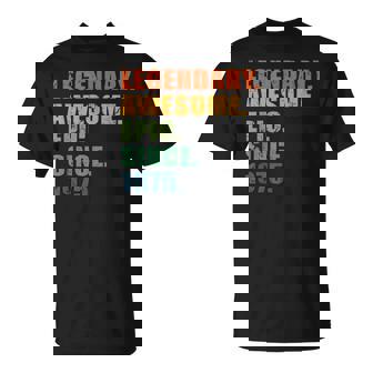 1975 50 Años Para Hombres Y Es Legendario Cumpleaños Número 50 Camiseta unisex - Regaloses