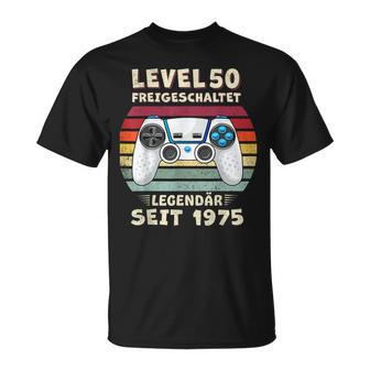 1975 Geburtstag Mann 50 Jahre Deko Lustig 50Er Geburtstag T-Shirt - Geschenkecke