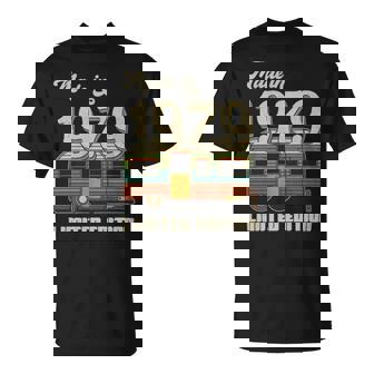 1979 Camping Caravan Vintage T-Shirt | Mazezy