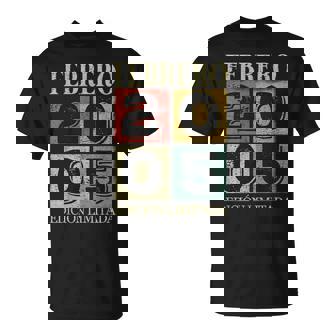 20 Cumpleaños Hombre 20 Años Hecho En 2005 Febrero Camiseta unisex - Regaloses