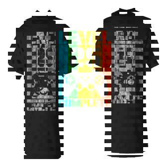 25 Geburtstag Geschenk Mann Gamer Level Complete 25 Jahre T-Shirt - Geschenkecke