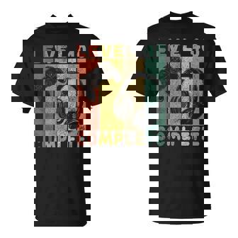 40 Geburtstag Männer Gamer Level 40 Complete T-Shirt - Geschenkecke