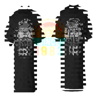 40 Year Old Vintage Awesome Since 1983 40th Birthday T-Shirt - Monsterry