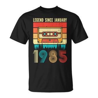 40 Years Old Legend Since January 1985 40Th Birthday T-Shirt - Geschenkecke