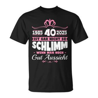 40Th Birthday Woman 40Th Birthday Women'sintage 1985 Women's T-Shirt - Geschenkecke