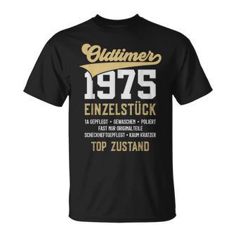 48 Jahre Oldtimer 1975Intage 48Th Birthday T-Shirt - Geschenkecke