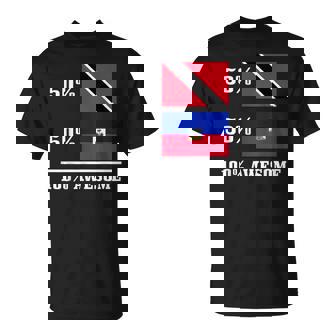 50 Trinidad & Tobago 50 Haiti Flag T-Shirt - Thegiftio